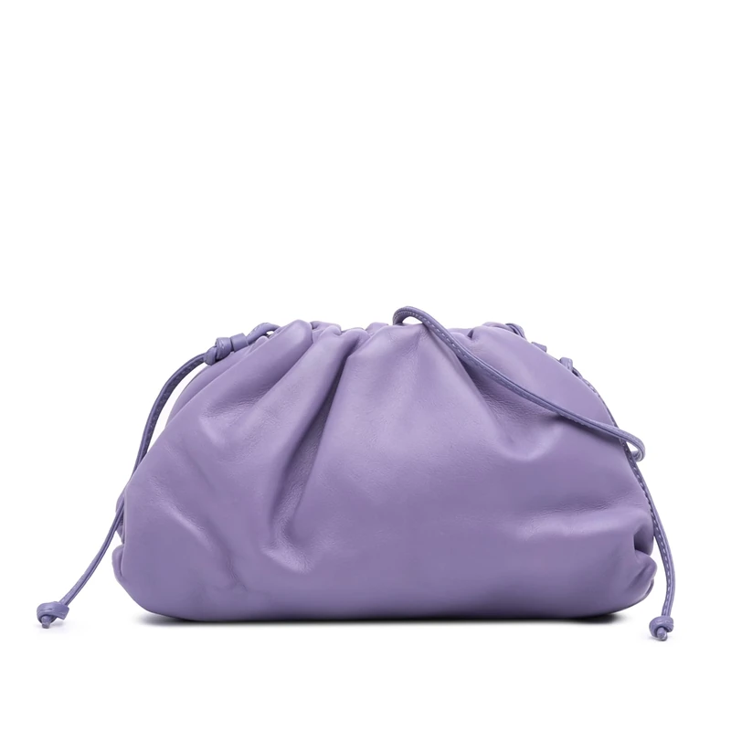 Bottega Veneta Pre-Loved Lambskin The Mini Pouch Crossbody