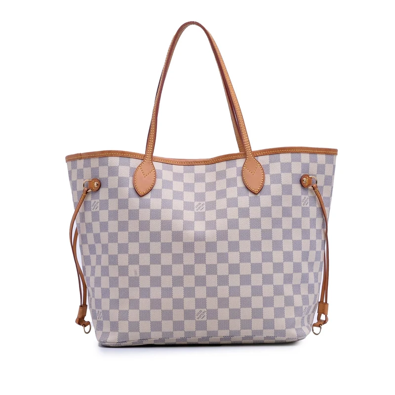Louis Vuitton Pre-Loved Damier Azur Neverfull MM Tote Bag