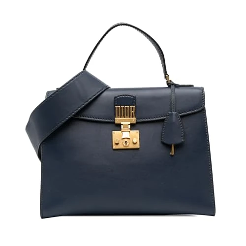 Pre-Loved Leather DiorAddict Top Handle Bag