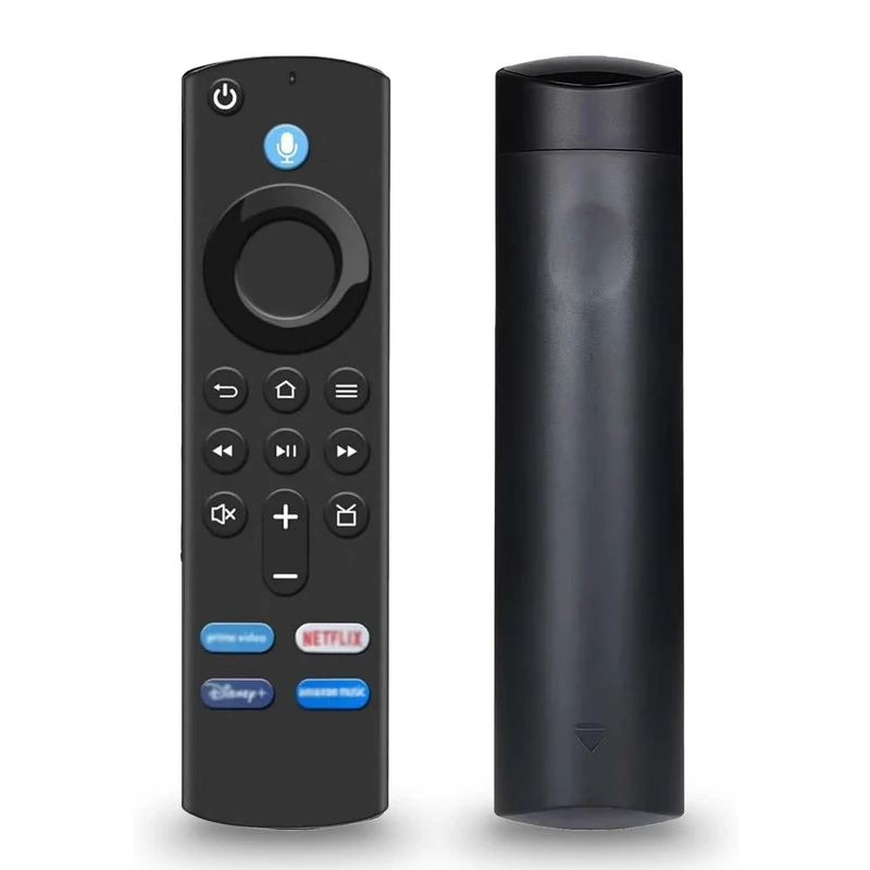 Voice Remote Control Replacement Fit for AMZs Smart TV Stick (4k, 2nd/3rd Gen, Life), and for AMZ Smart TV Cube(1st/2nd/3rd Gen)/Insignia/Pioneer (Black)