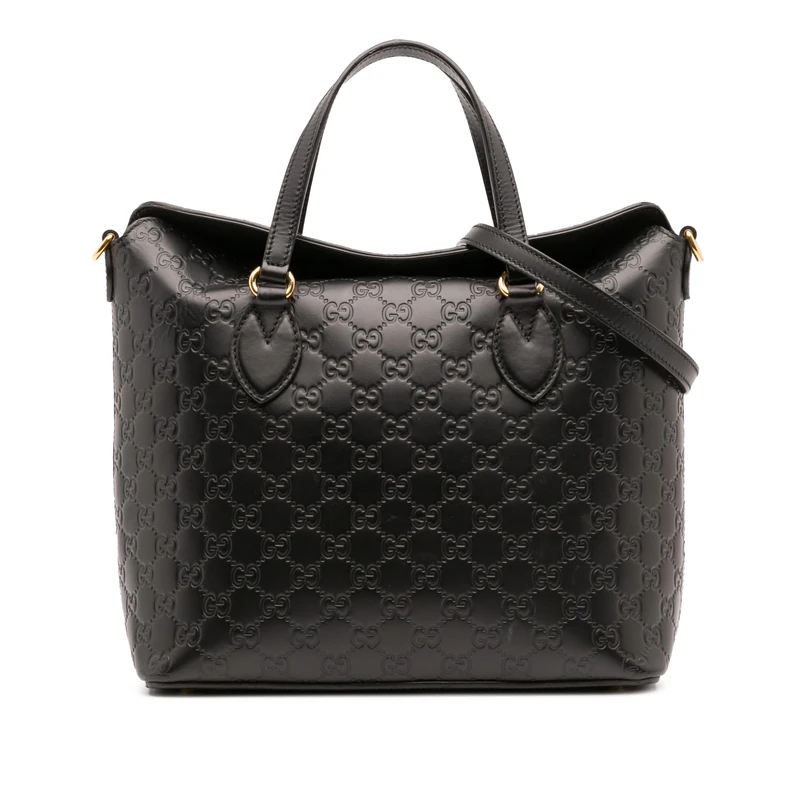 Gucci Pre-Loved Guccissima Linea A Fold Over Satchel