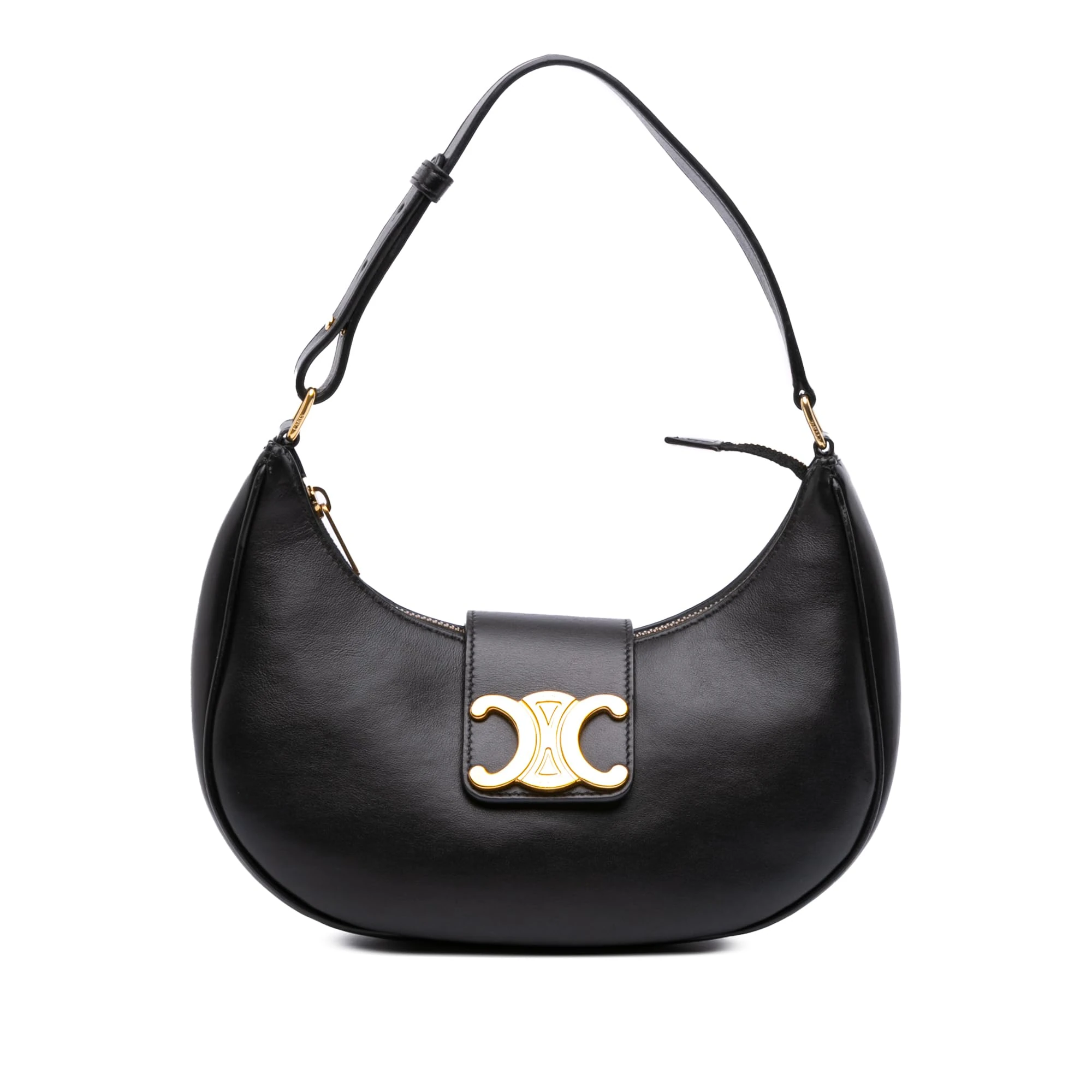Pre-Loved Medium Calfskin Triomphe Ava Shoulder Bag