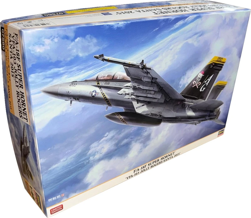 Hasegawa 607560-1/48 F/A-18F Super Hornet - 1:48 Scale