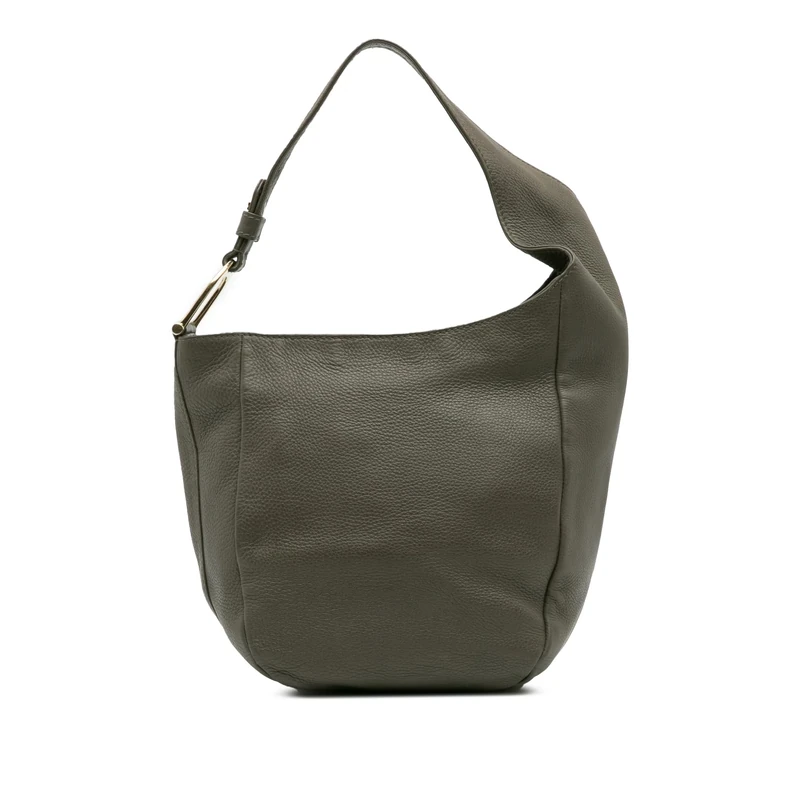 Gucci Pre-Loved Leather Greenwich Hobo Handbag