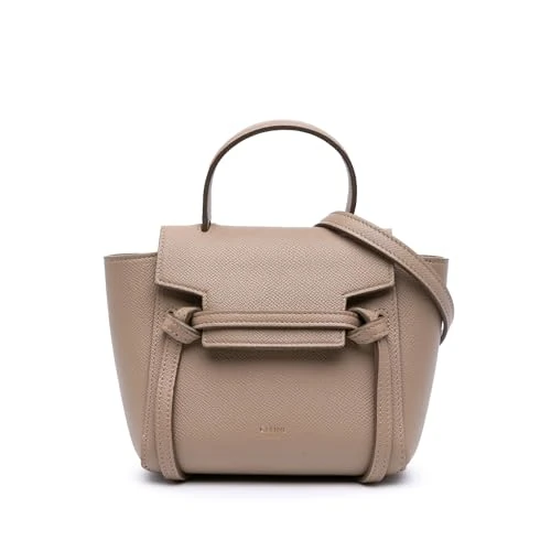 Celine Pre-Loved Pico Grained Calfskin Belt Bag Satchel