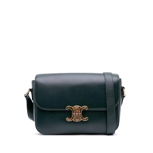 Celine Pre-Loved Classique Shiny Calfskin Triomphe Crossbody Bag