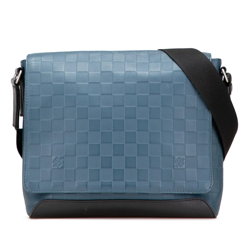 Pre-Loved Damier Infini District PM Crossbody Bag
