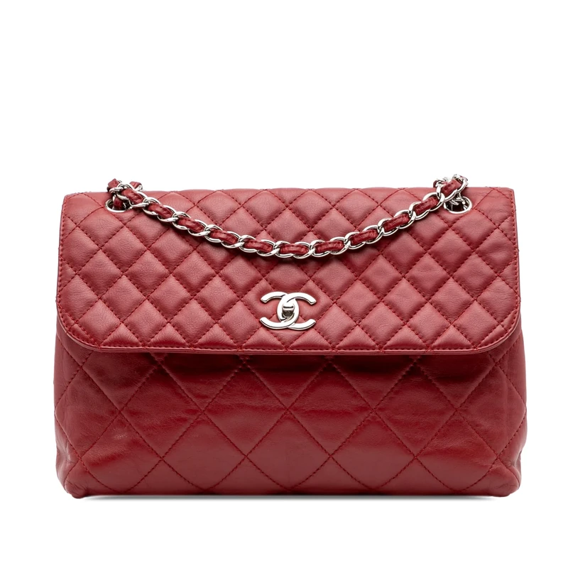 Chanel Pre-Loved CC Quilted Calfskin In The Business Flap