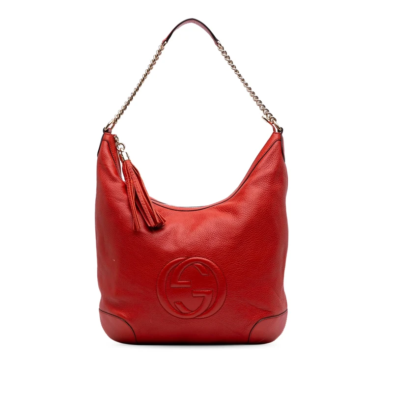 Gucci Pre-Loved Medium Leather Soho Shoulder Bag