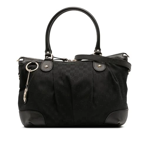 Gucci Pre-Loved GG Canvas Sukey Satchel Handbag