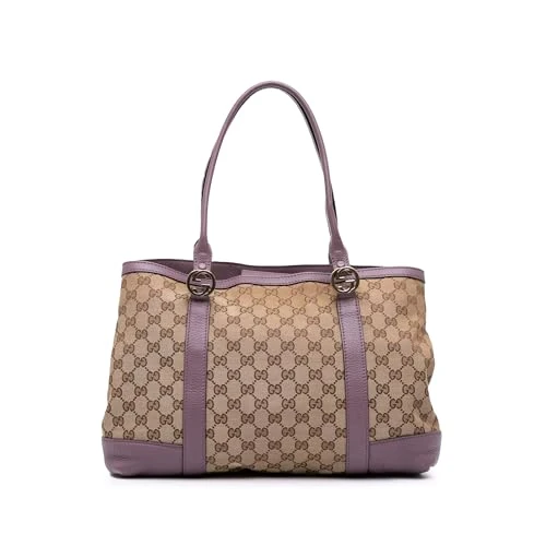 Gucci Pre-Loved GG Canvas Miss GG Tote