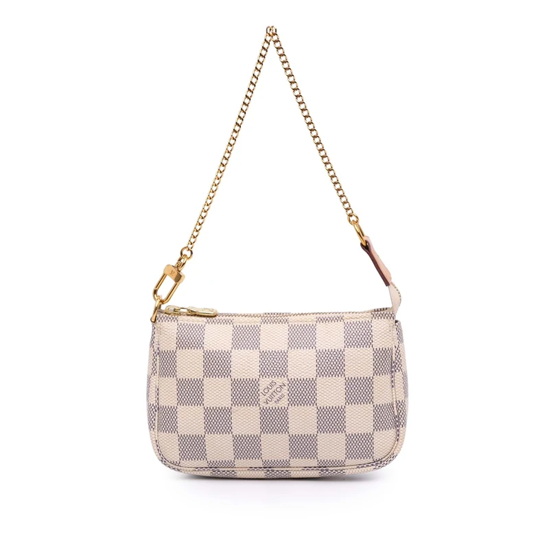 Louis Vuitton Pre-Loved Damier Azur Mini Pochette Accessoires