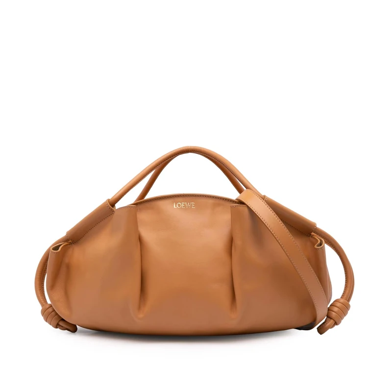 LOEWE Pre-Loved Small Leather Paseo Satchel Handbag