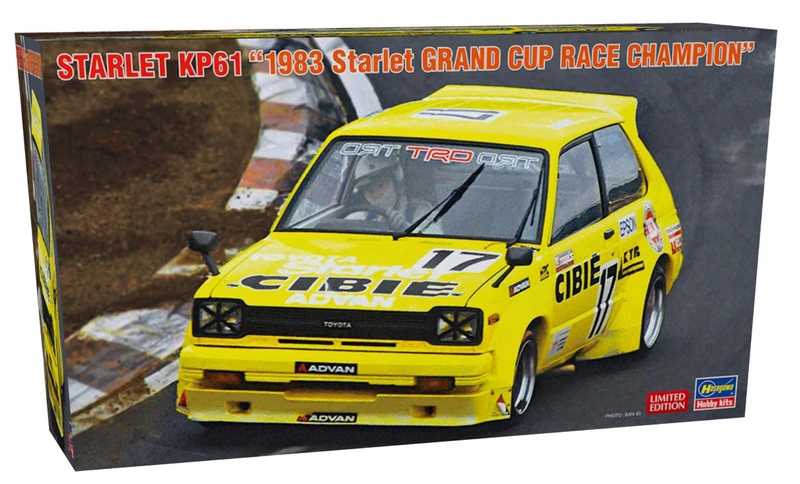 Hasegawa Starlet Kp61 620796-1/24 Scale 1:24