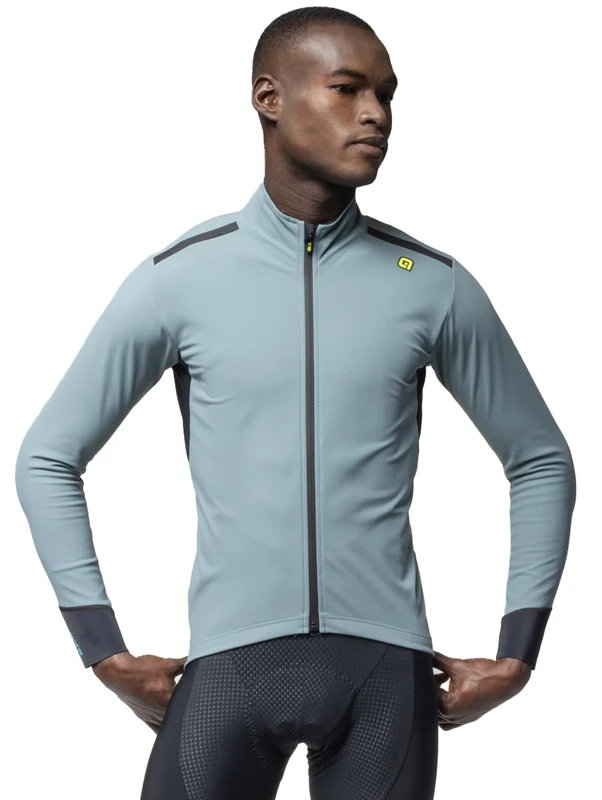 Alé Cycling Men's Klimatik K-Tornado Water Repellent Jacket, Pier Green, S
