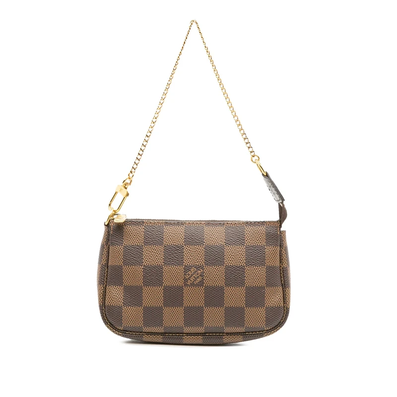 Louis Vuitton Pre-Loved Damier Ebene Mini Pochette Accessoires