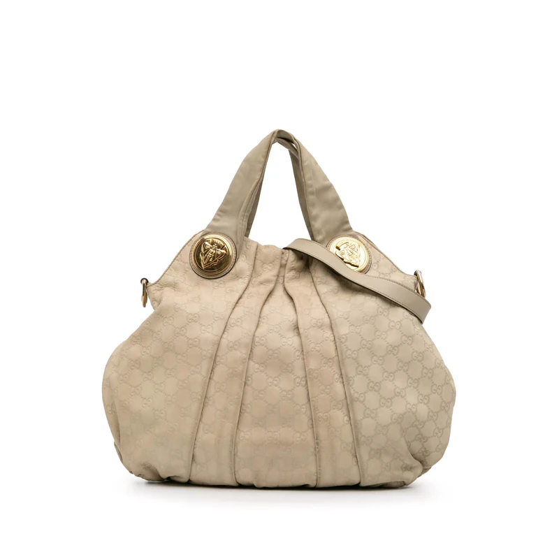 Pre-Loved Large Guccissima Hysteria Satchel