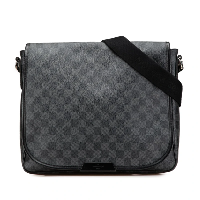 Louis Vuitton Pre-Loved Damier Graphite Daniel MM Crossbody Bag