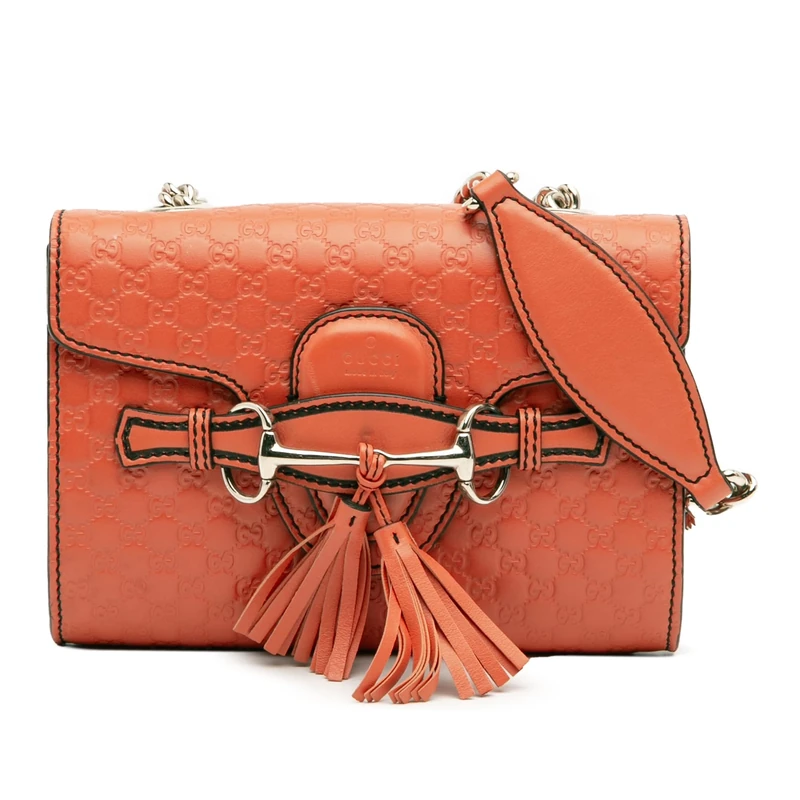 Pre-Loved Mini Microguccissima Emily Crossbody Bag