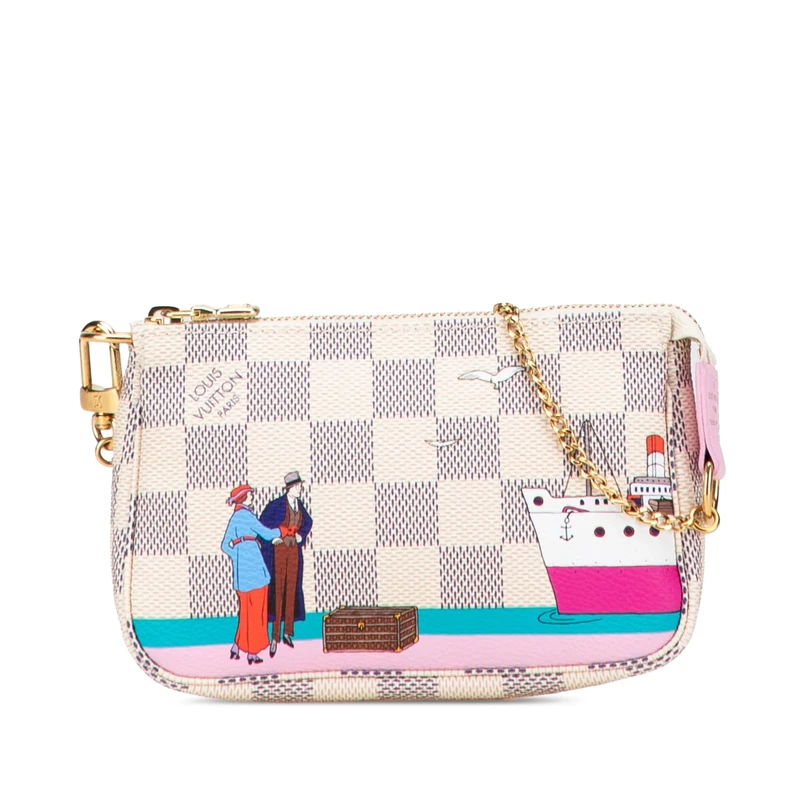 Louis Vuitton Damier Azur Illustre Mini Pochette Accessoires - Image 1