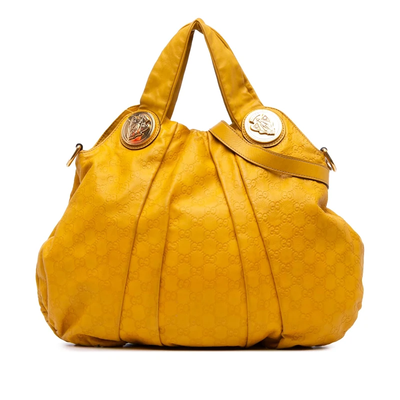 Gucci Pre-Loved Large Guccissima Hysteria Satchel