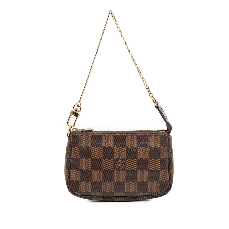 Louis Vuitton Pre-Loved Damier Ebene Mini Pochette Accessoires Handbag