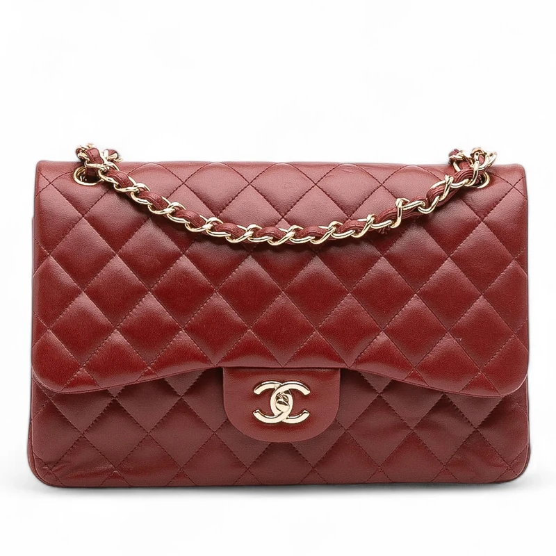 Chanel Pre-Loved Jumbo Classic Lambskin Double Flap