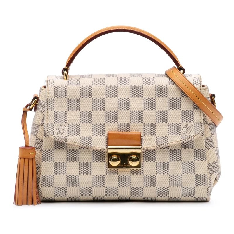 Louis Vuitton Pre-Loved Damier Azur Croisette Handbag
