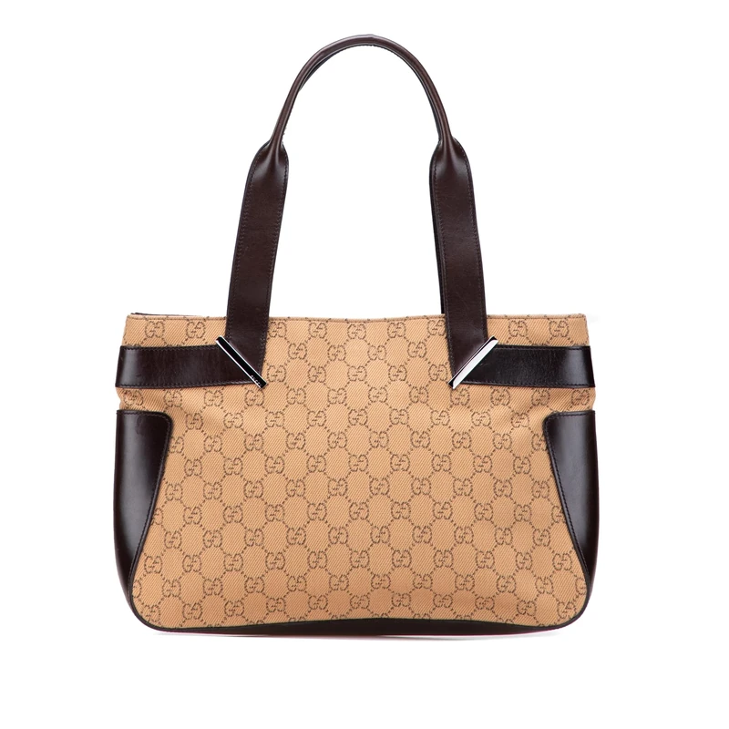 Gucci Pre-Loved GG Canvas Tote Bag