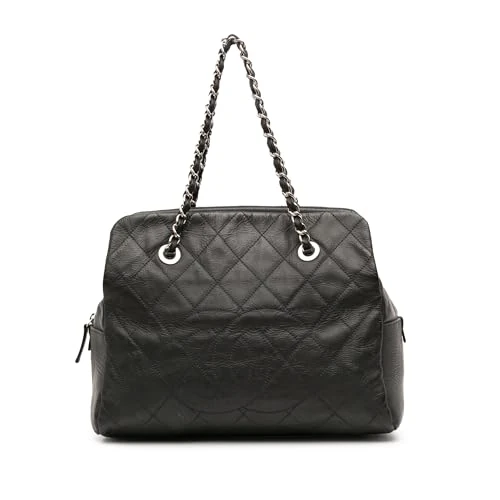 Chanel Pre-Loved Petite Crinkled Calfskin Timeless Tote Bag