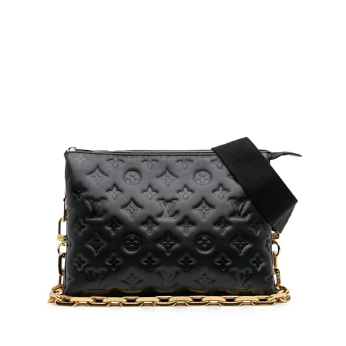 Louis Vuitton Pre-Loved Monogram Embossed Puffy Lambskin Coussin PM