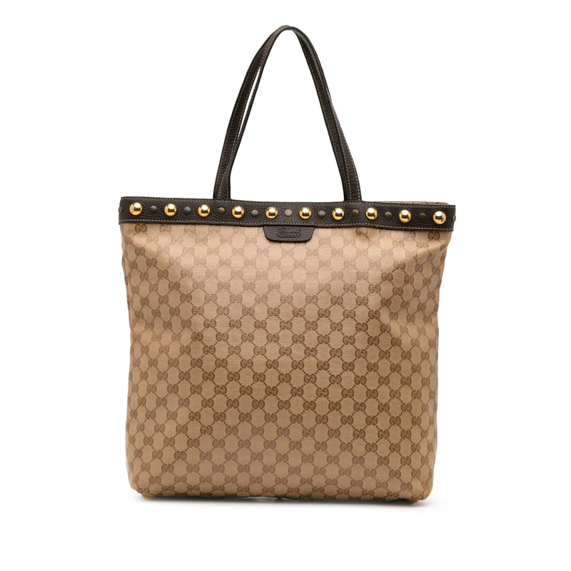 Gucci Pre-Loved GG Crystal Babouska Tote Bag