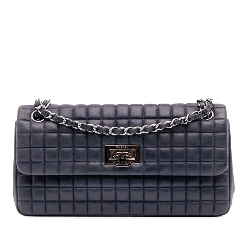 Chanel Chocolate Bar Iridescent Calfskin Bubble Flap Bag - Image 1