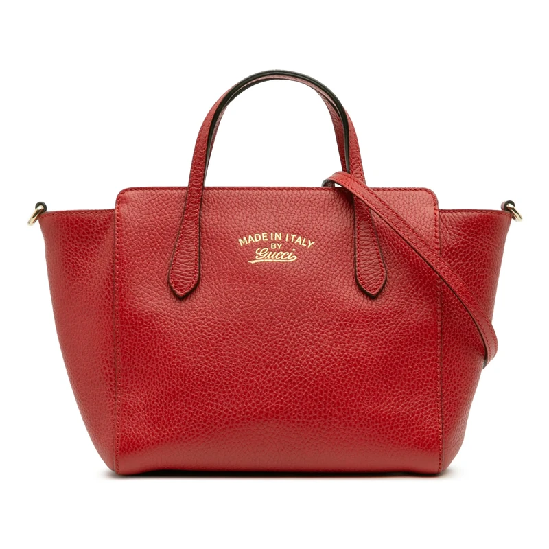 Pre-Loved Mini Leather Swing Satchel Handbag