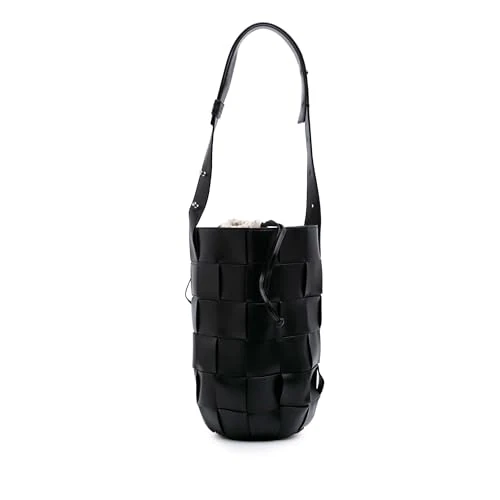 Bottega Veneta Pre-Loved Nappa Intrecciato Casette Lantern Bucket Bag Handbag