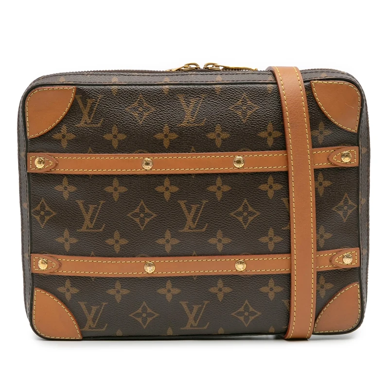 Louis Vuitton Pre-Loved Monogram Soft Trunk Messenger PM Crossbody Bag