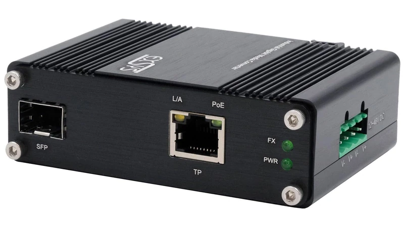 EXSYS EX-60340 Industrial Media Converter 60W SFP -40°C to +75°C - Image 1