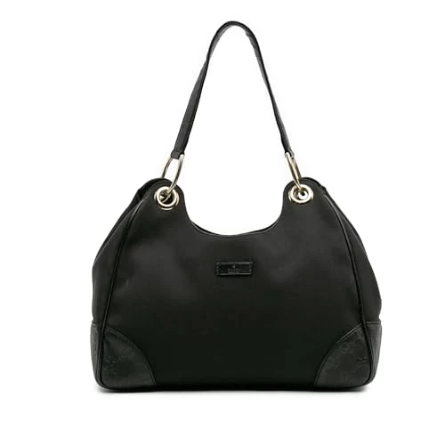 Gucci Pre-Loved Guccissima Trimmed Canvas Colbert Shoulder Bag