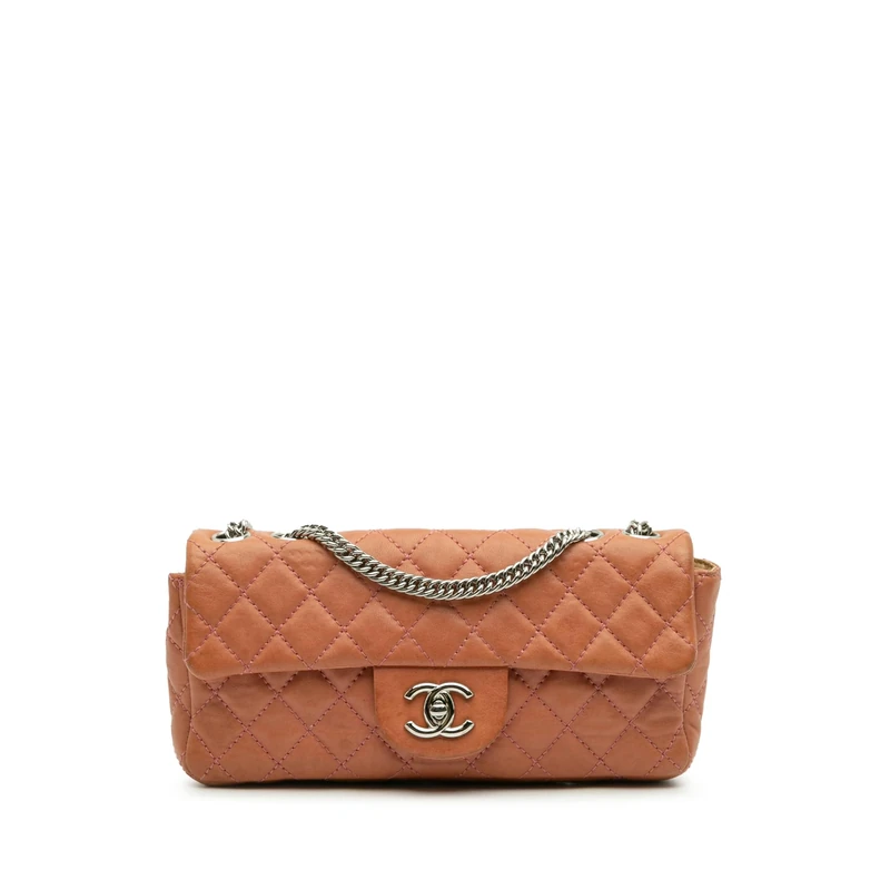 Chanel Pre-Loved Classic Lambskin East West Single Flap