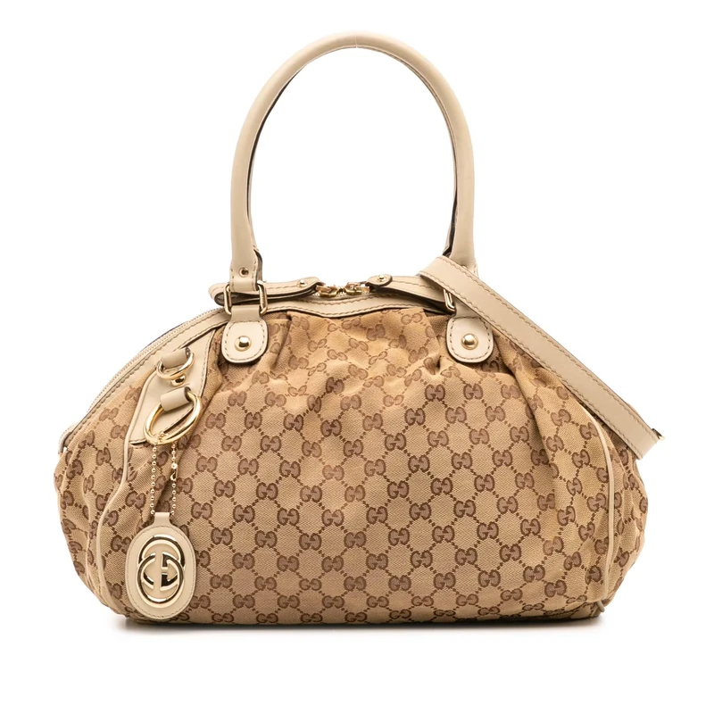 Pre-Loved GG Canvas Sukey Satchel