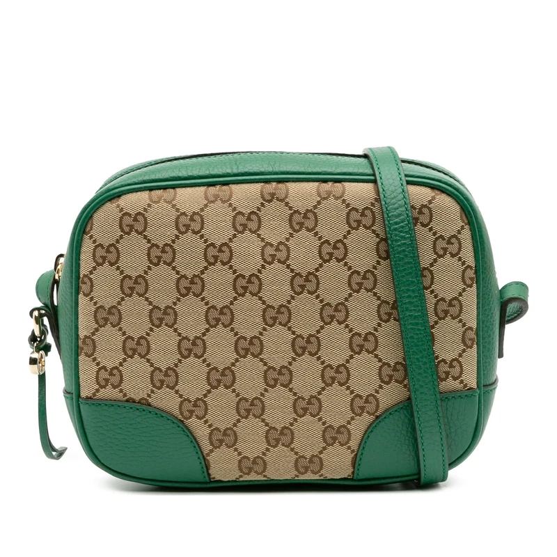 Gucci Pre-Loved GG Canvas Bree Crossbody Bag