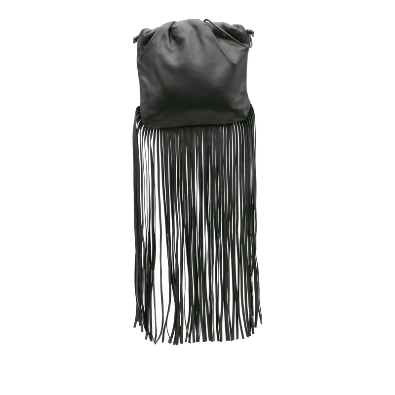 Bottega Veneta Pre-Loved Nappa The Fringe Pouch