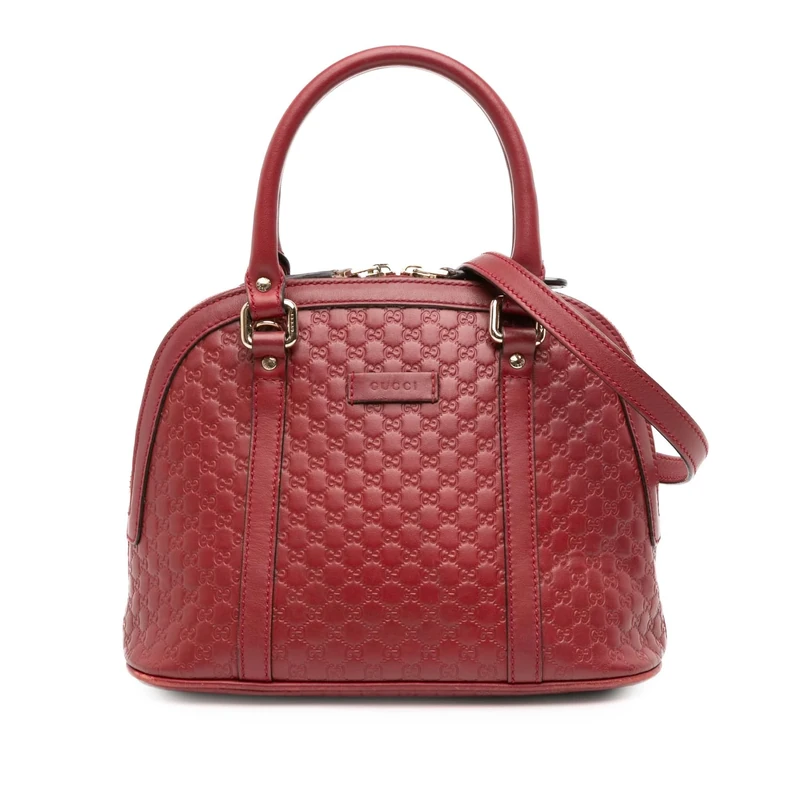 Gucci Pre-Loved Mini Microguccissima Dome Satchel Handbag