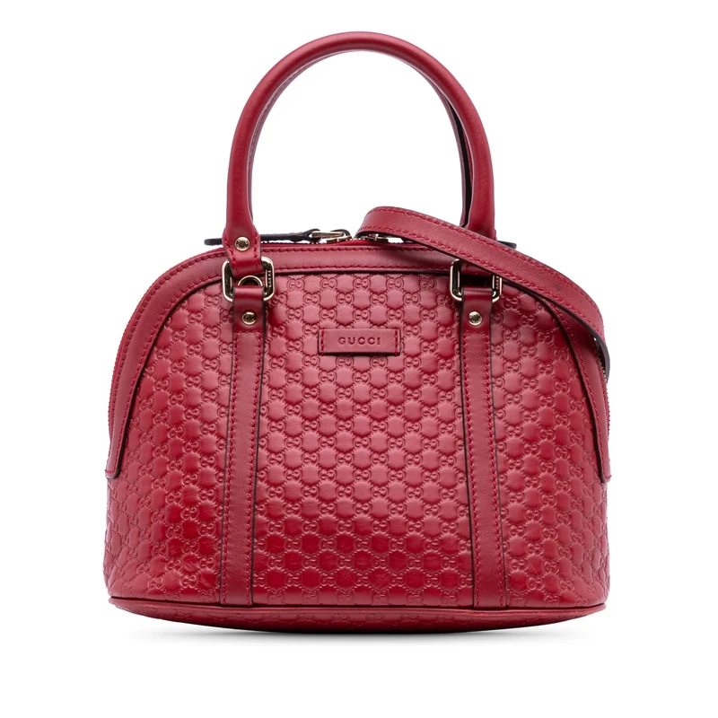Gucci Pre-Loved Mini Microguccissima Dome Satchel Handbag
