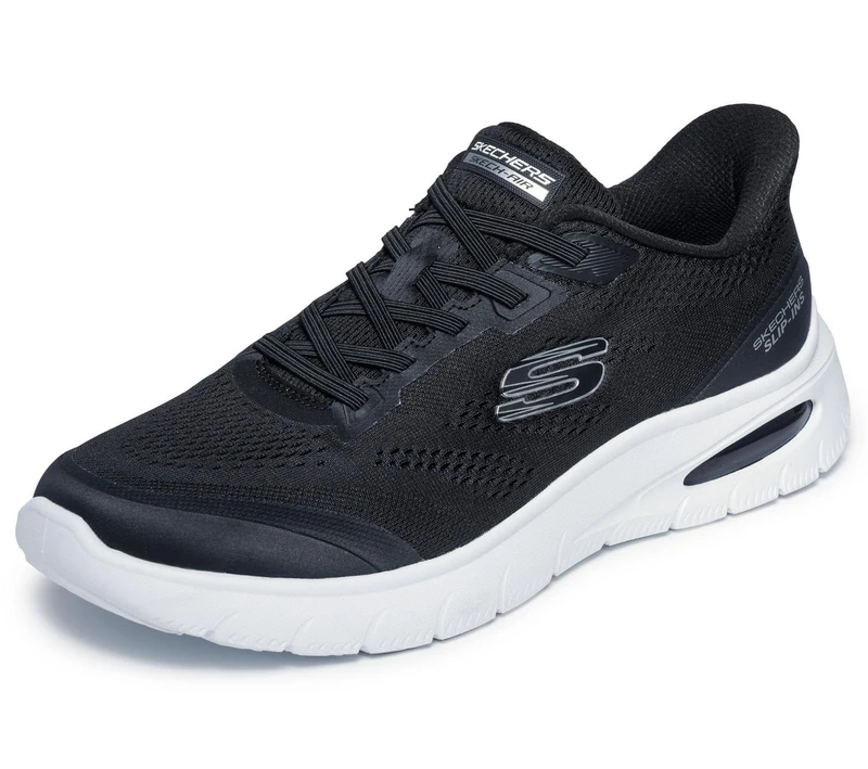 Skechers Men's Skech-Air Summits Trainers, Black/White, 7 UK