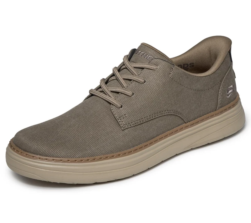 Skechers Men's Slip-On Canvas Sneakers - Bungee Lace Slip-Ins