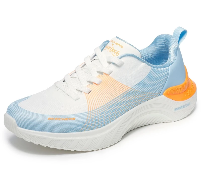 Digital Print Mesh Bungee Snoop Sneaker - Men's Running Shoes