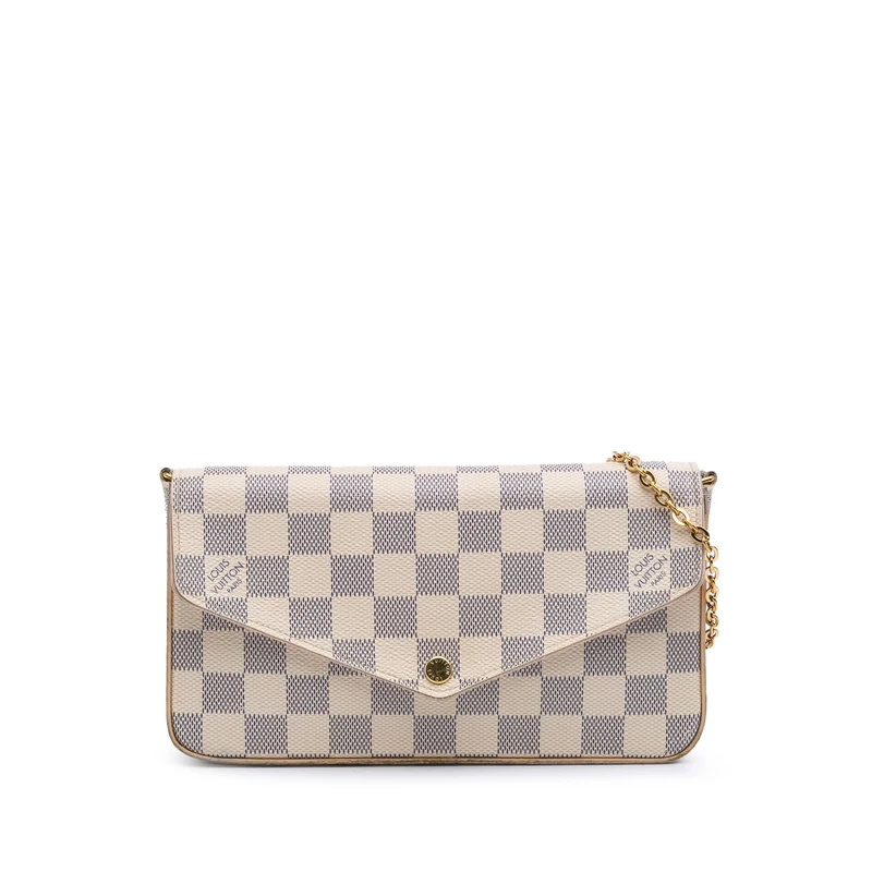 Louis Vuitton Pre-Loved Damier Azur Pochette Felicie