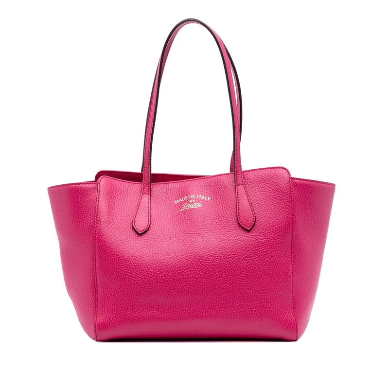 Gucci Pre-Loved Medium Dollar Calfskin Swing Tote Bag
