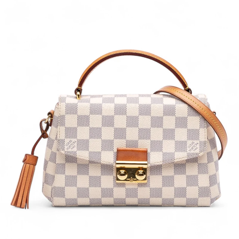 Louis Vuitton Pre-Loved Damier Azur Croisette Handbag